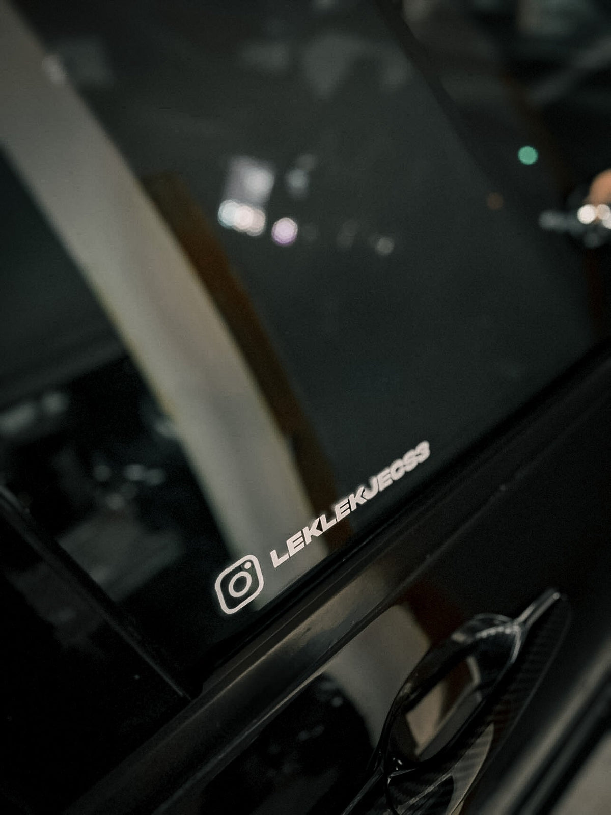 Custom NFC Social Media Name Decals
